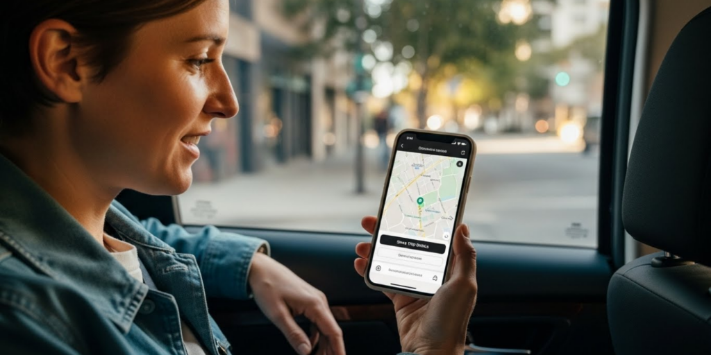 Share Your Trip in Real Time with Someone You Trust